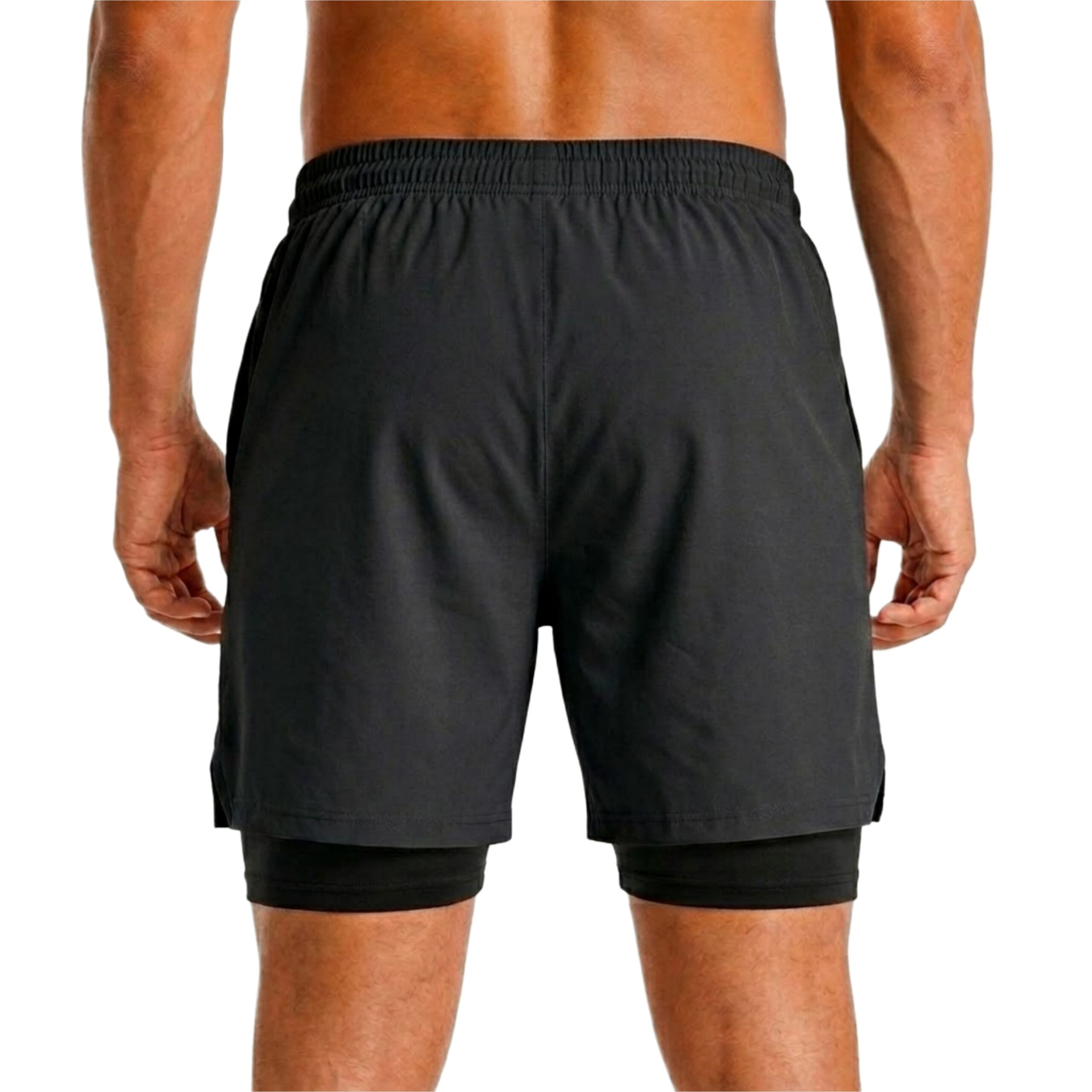 Men's 2 in 1 Active Dual Shorts