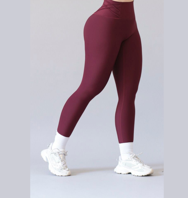 Women Mid Rise Fitted Leggings