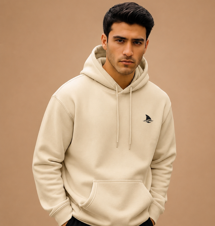17 Cotton Fleece | Hooded Neck Full Sleeve | Regular Fit Sweatshirt