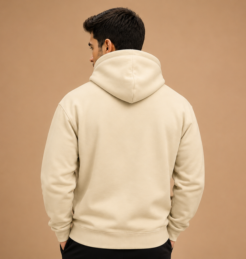 18 Cotton Fleece | Hooded Neck Full Sleeve | Regular Fit Sweatshirt