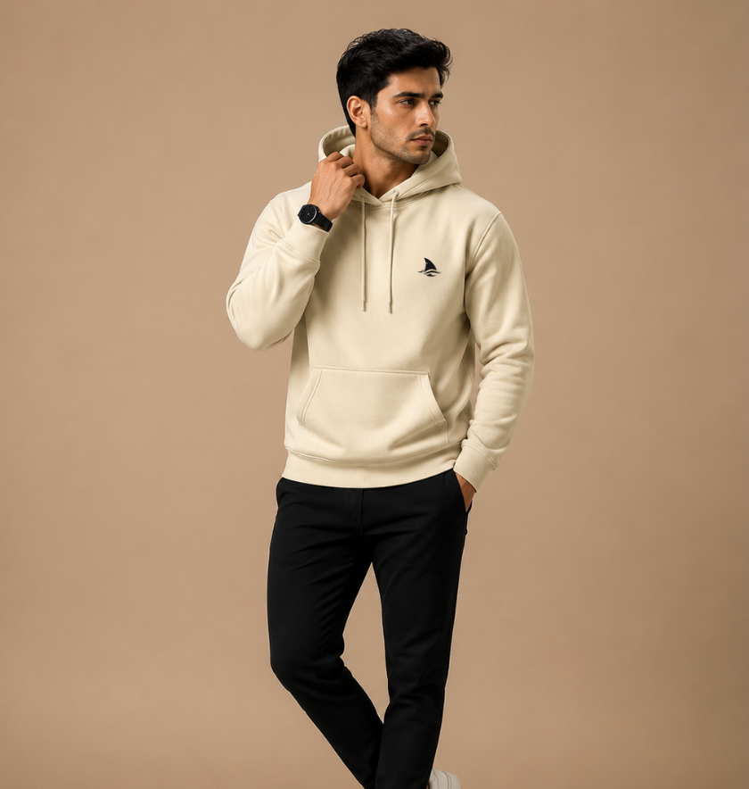 20 Cotton Fleece | Hooded Neck Full Sleeve | Regular Fit Sweatshirt