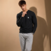 3 Cotton Fleece | Hooded Neck Full Sleeve | Regular Fit Sweatshirt