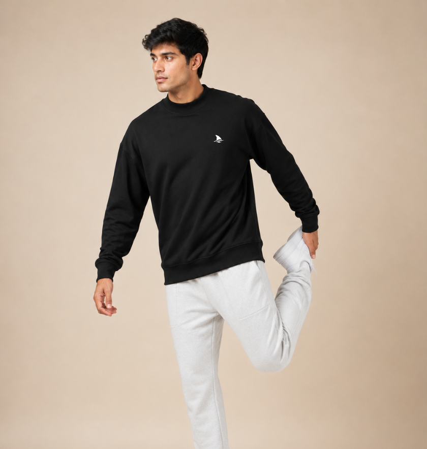 Cotton Fleece | Hooded Neck Full Sleeve | Regular Fit Sweatshirt