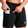 Men's 2 in 1 Active Dual Shorts