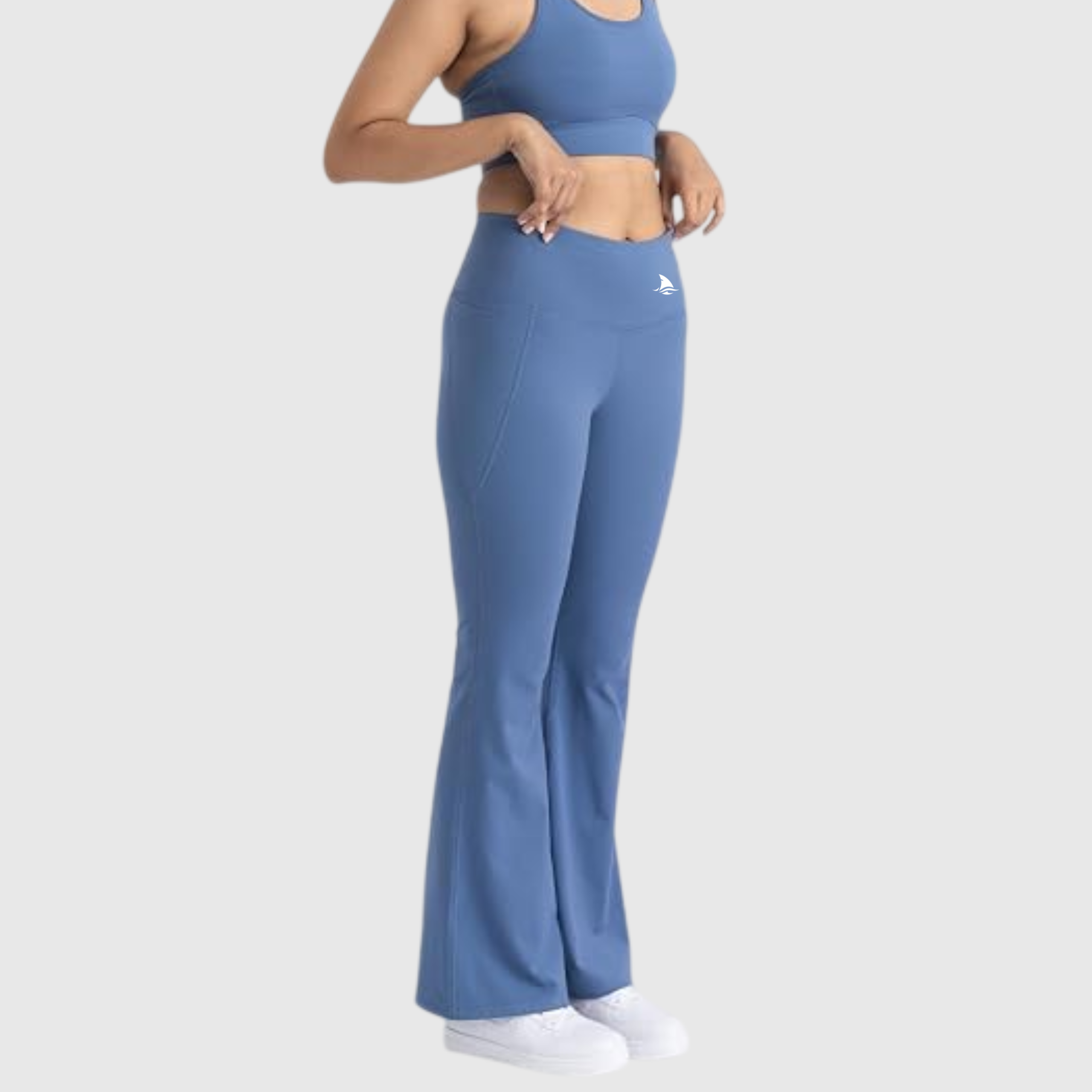 Flare Pants for Women | High Waisted Flared Pants | Athletic Flare Pants with Zero Transparency | Moisture Wicking Spandex Fabric | 4 Way Stretch