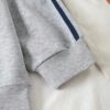 Men's Brooklyn Graphic Quarter-Zip Sweatshirt with White Stripes I Warm Hoodie for Gym, Travel & Casual Winter Wear