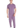 Men Training Suit Cotton Polyester Solid Track Suit Co-Ord Sets