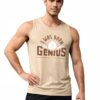 Sleeveless T Shirts Gym Vest for Men Workout Graphic Printed Premium Cotton Blend Tank Top for Man Running Vest