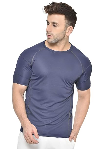 Gym T Shirts for Men Workout Quick Regular Dry Fit Sports Tshirt for man Breathable Moisture-Wicking Half Sleeve Round Active wear Running Boys T Shirt