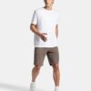 Men's Super Combed Cotton Rich Regular Fit Solid Active Wear Shorts with Side Pockets