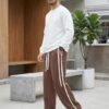 Korean Style Track Pants for Men – Loose Fit Lycra Cargo Joggers | Trendy Gym & Streetwear Bottoms