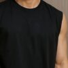 Tank Tops Sleeveless T-Shirt for Men Gym Wear Vest Solid Stylish