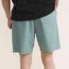 Cotton Lounge Elasticated Waistband, Bermuda Pants, Relaxed Fit, Home Shorts for Men