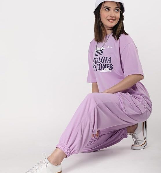 Casual Co ord Set For Women Stylish Summer Wear Cord Half Sleeves Round Neck Track Suit Latest Coords Travelling Outfit Western Ladies Coords
