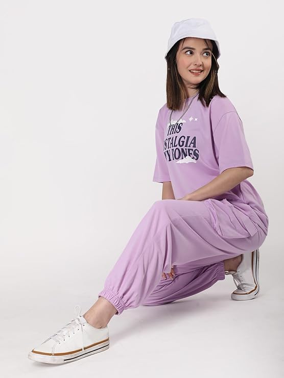 Casual Co ord Set For Women Stylish Summer Wear Cord Half Sleeves Round Neck Track Suit Latest Coords Travelling Outfit Western Ladies Coords