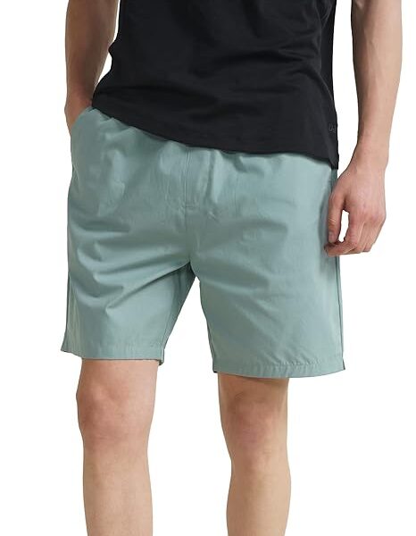 Cotton Lounge Elasticated Waistband, Bermuda Pants, Relaxed Fit, Home Shorts for Men
