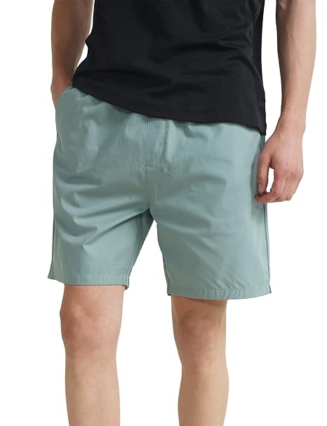 Cotton Lounge Elasticated Waistband, Bermuda Pants, Relaxed Fit, Home Shorts for Men
