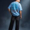 Oversized Heavy 240 GSM Cotton T-Shirt | Round Neck | Graphic Puff Print | Relaxed Fit | Drop Shoulder | Casual Summer Wear