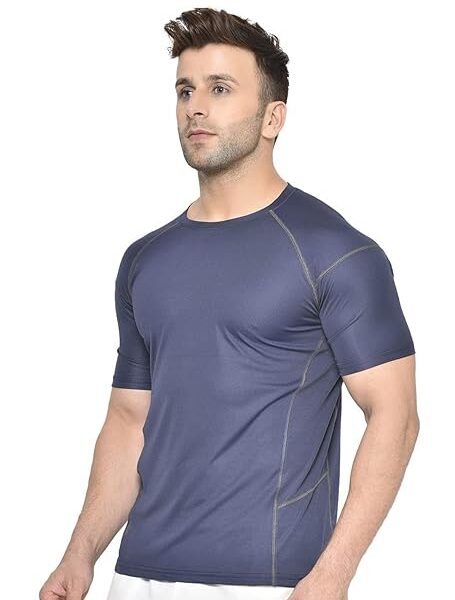 Gym T Shirts for Men Workout Quick Regular Dry Fit Sports Tshirt for man Breathable Moisture-Wicking Half Sleeve Round Active wear Running Boys T Shirt