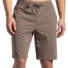 Men's Super Combed Cotton Rich Regular Fit Solid Active Wear Shorts with Side Pockets