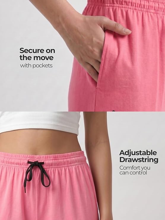 Women's Cotton Shorts | Sports and Running | Gym Workout and Yoga | Regular Fit Shorts for Women Combo (Pack of 2)