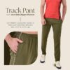 Cotton Track Pant for Men | Lower for Man | Comfortable Lower Men with Zip Pocket for Gym, Sports & Casual Wear