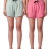 Women's Cotton Shorts | Sports and Running | Gym Workout and Yoga | Regular Fit Shorts for Women Combo (Pack of 2)