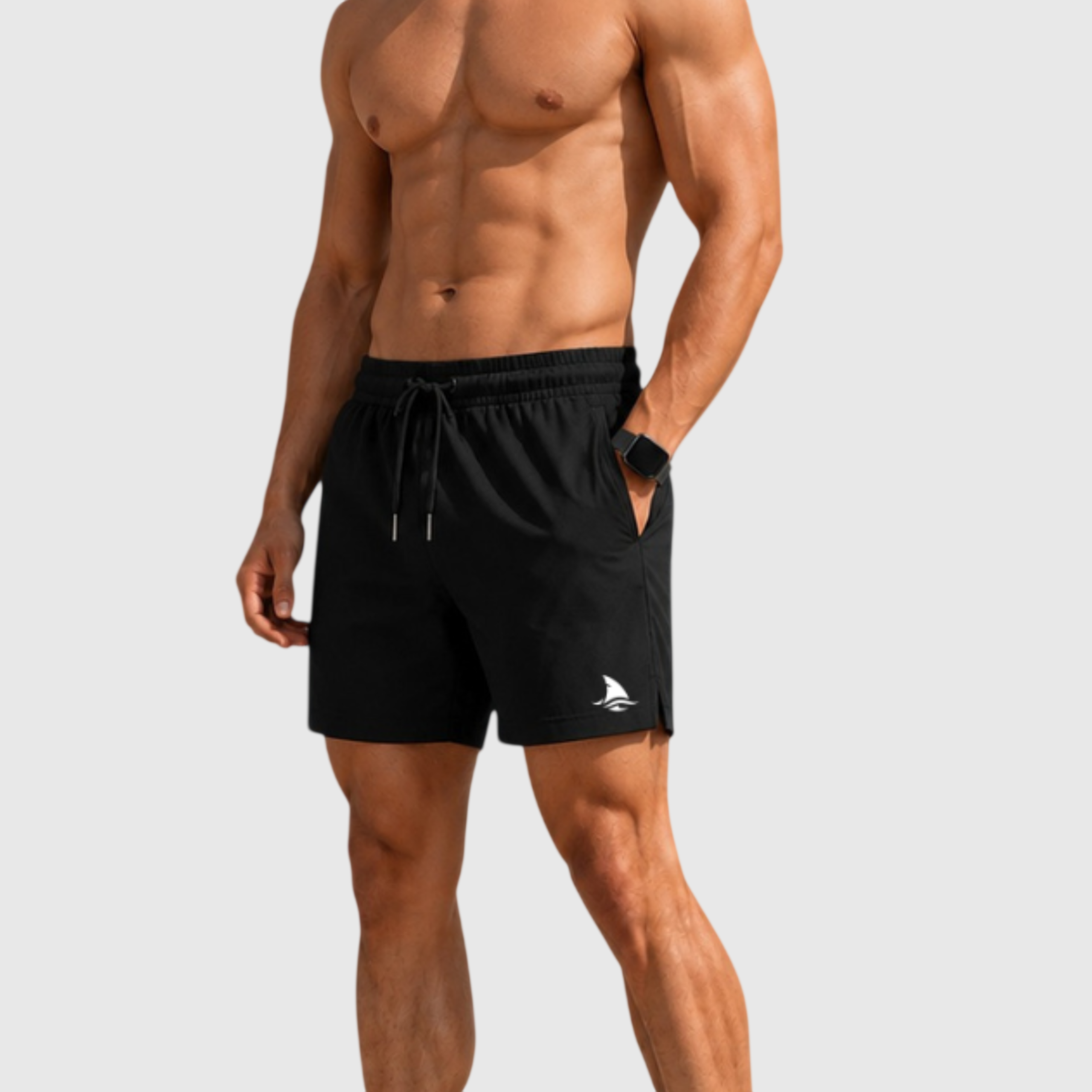 Bold Shark Shorts for Men Solid Men Shorts Regular Fit Gym