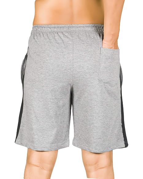 Men's Regular Fit Shorts with Zip Pocket