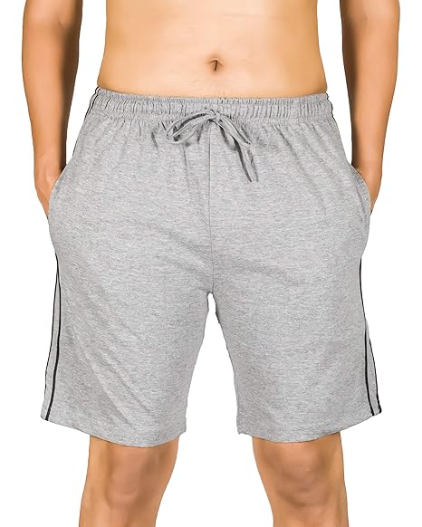 Men's Regular Fit Shorts with Zip Pocket
